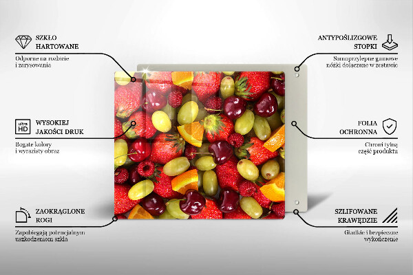 Protège plaque de cuisson Fruits d'été