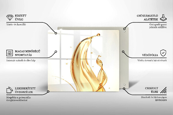 Protège plaque de cuisson huile d'olive