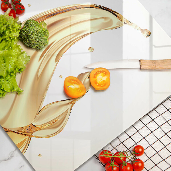 Protège plaque de cuisson huile d'olive