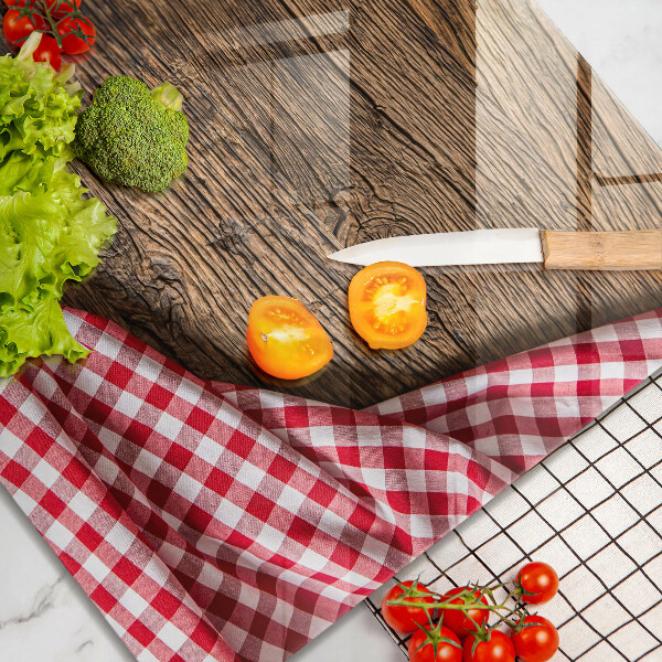 Protège plaque de cuisson Table en bois