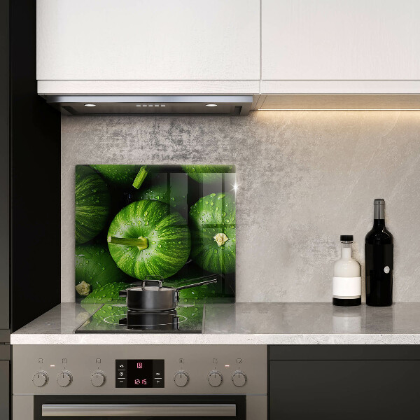 Protège plaque de cuisson Citrouilles vertes