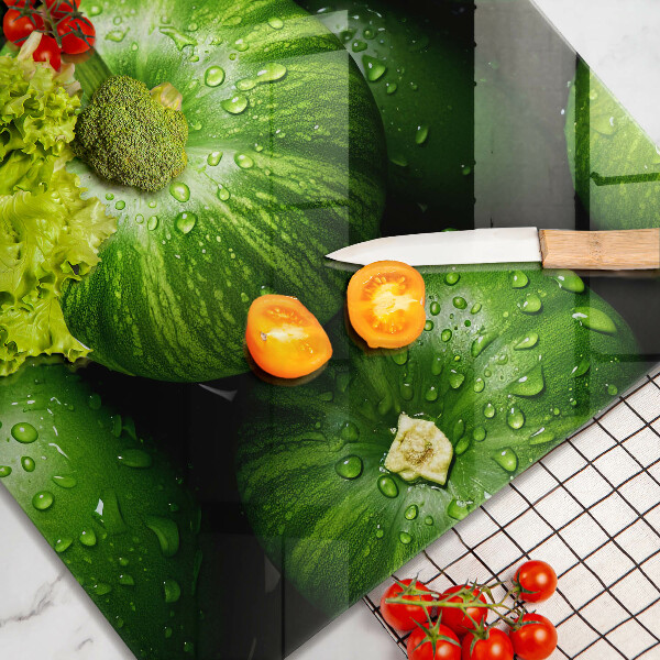 Protège plaque de cuisson Citrouilles vertes