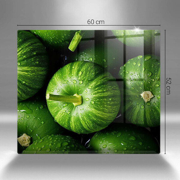 Protège plaque de cuisson Citrouilles vertes