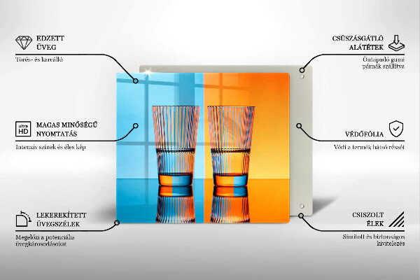 Protège plaque de cuisson Deux verres d'eau