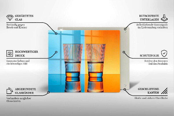 Protège plaque de cuisson Deux verres d'eau