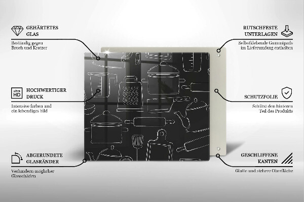 Protège plaque de cuisson Accessoires de cuisine de dessin animé