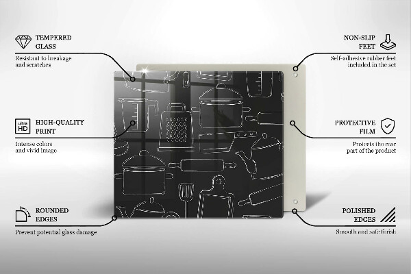 Protège plaque de cuisson Accessoires de cuisine de dessin animé