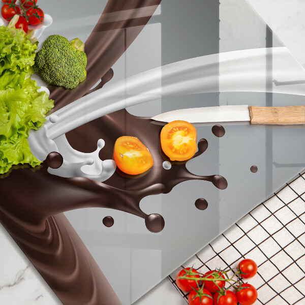Protège plaque de cuisson Lait et chocolat