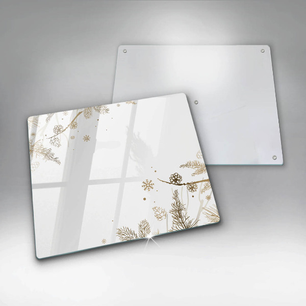 Protège plaque de cuisson Décorations d'hiver