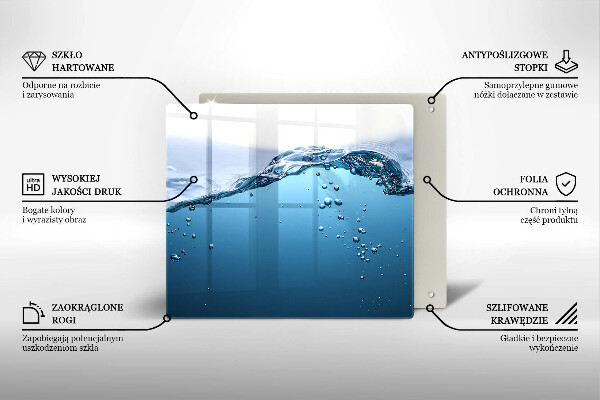 Protection plaque induction L'eau bleue