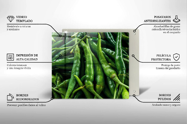 Protection plaque induction Cosses de petits pois