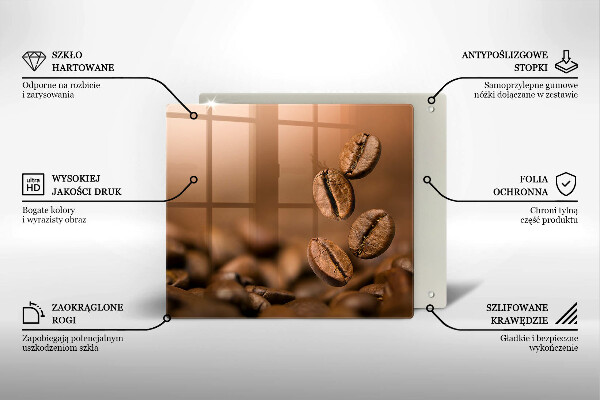 Protection plaque induction Grains de café