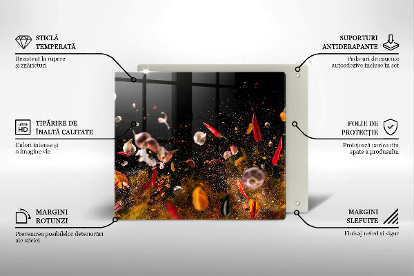Protège plaque de cuisson Épices piquantes