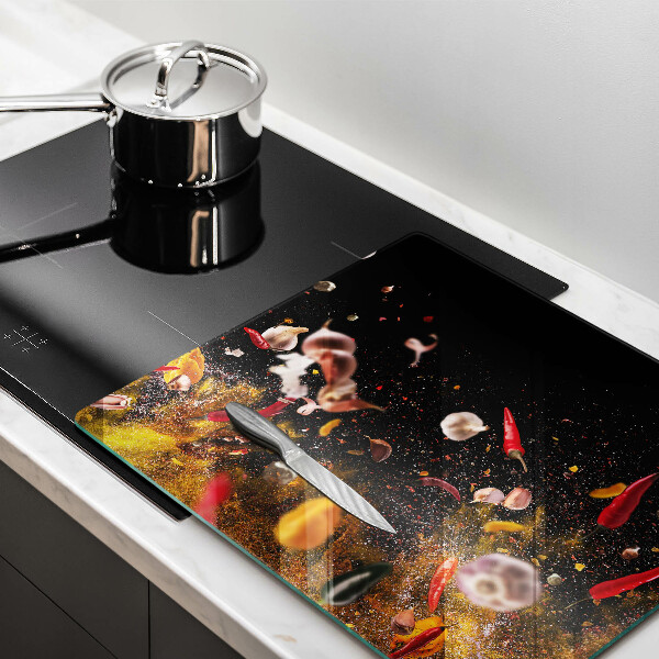 Protège plaque de cuisson Épices piquantes