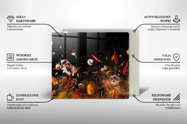 Protège plaque de cuisson Épices piquantes