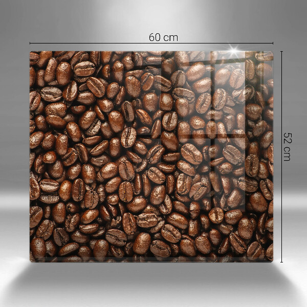 Protège plaque de cuisson Grains de café