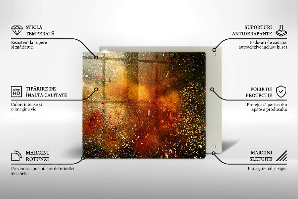 Protège plaque de cuisson Épices colorées