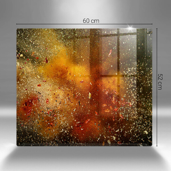 Protège plaque de cuisson Épices colorées