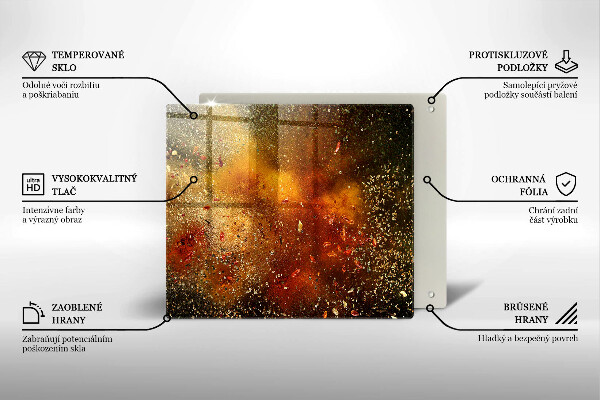 Protège plaque de cuisson Épices colorées