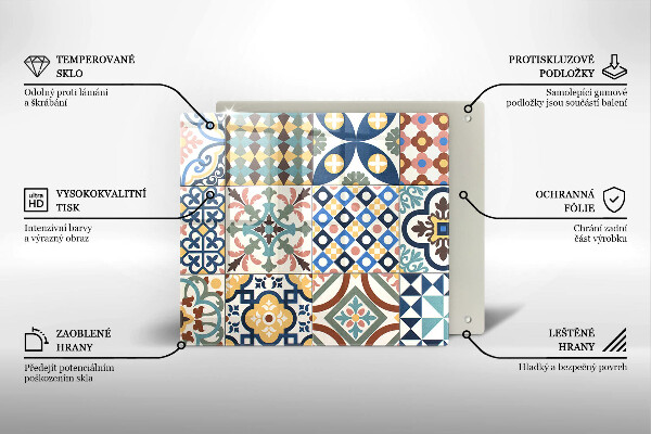 Protection plaque induction Carreaux décoratifs