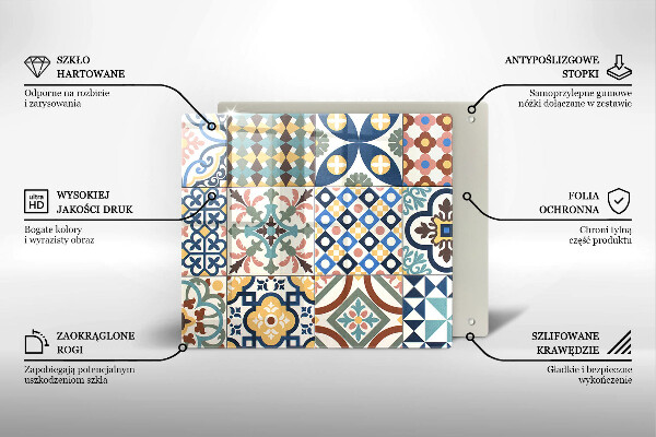 Protection plaque induction Carreaux décoratifs