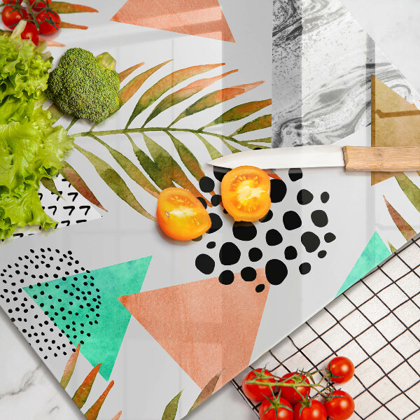 Protection plaque induction Modèle de feuilles de bohème