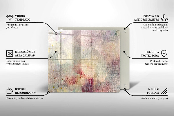 Protection plaque induction Fond de texture de peinture