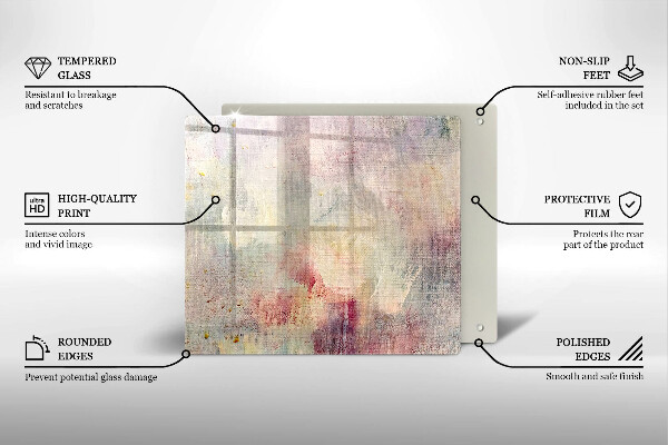 Protection plaque induction Fond de texture de peinture