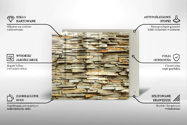 Protection plaque induction Pierres décoratives