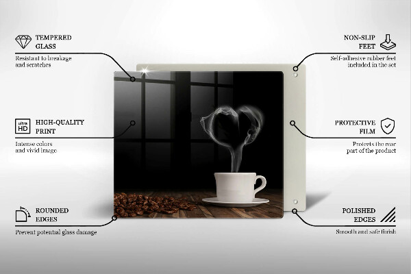 Protection plaque induction Coeur de tasse à café