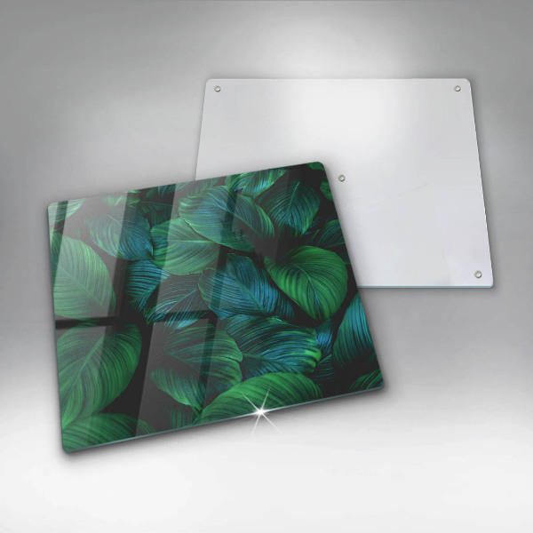 Protection plaque induction Feuilles de la jungle