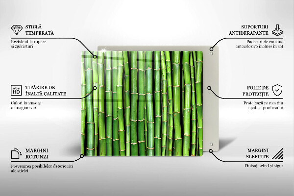 Protection plaque induction Bambous naturels