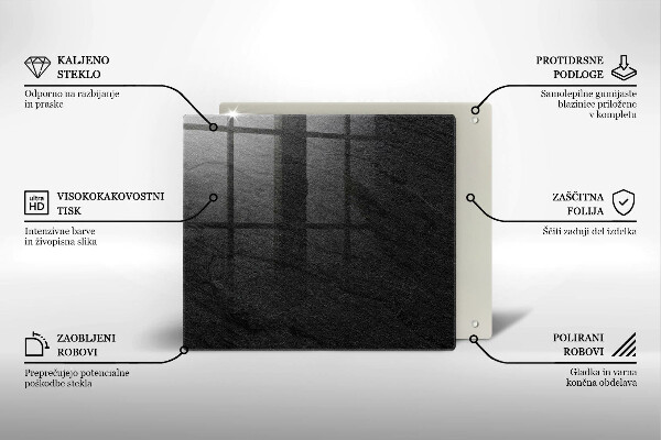 Protection plaque induction Texture de pierre