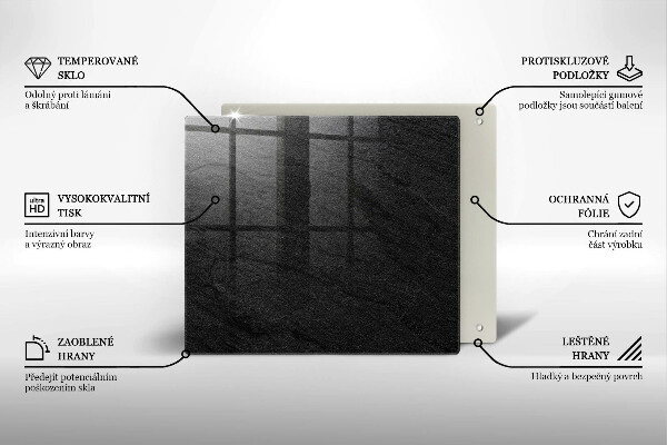 Protection plaque induction Texture de pierre