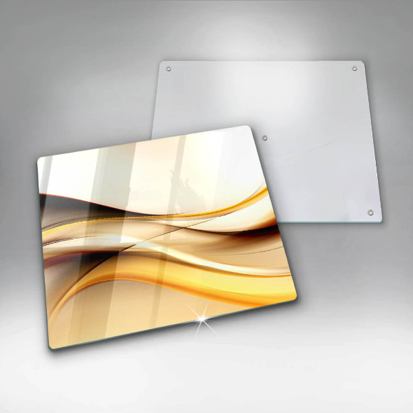 Protection plaque induction Lignes de fumée abstraites