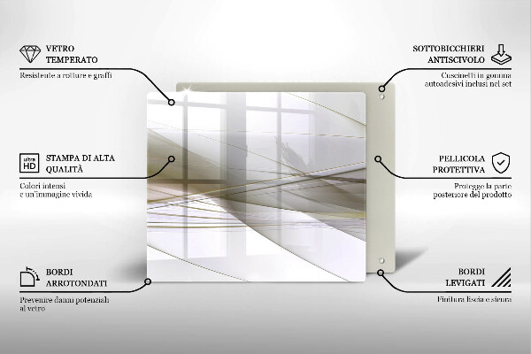 Protection plaque induction Conception de lignes abstraites