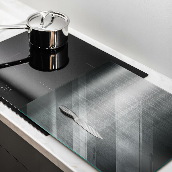 Protection plaque induction Texture métallique