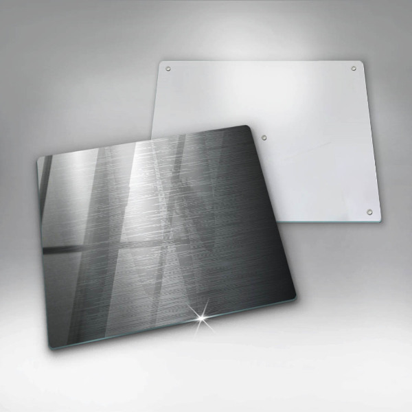 Protection plaque induction Texture métallique