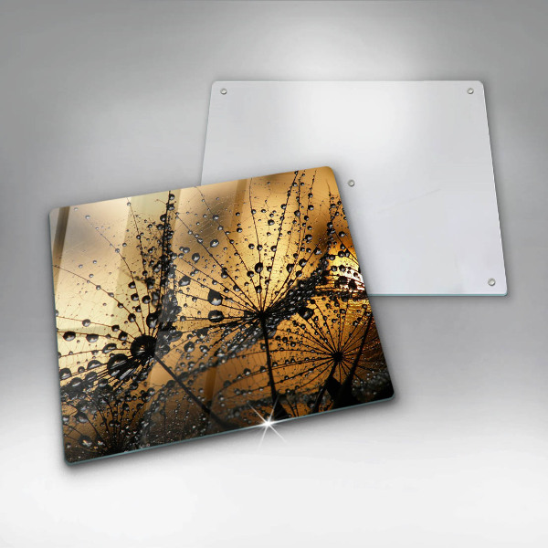 Protection plaque induction Rosée et pissenlits