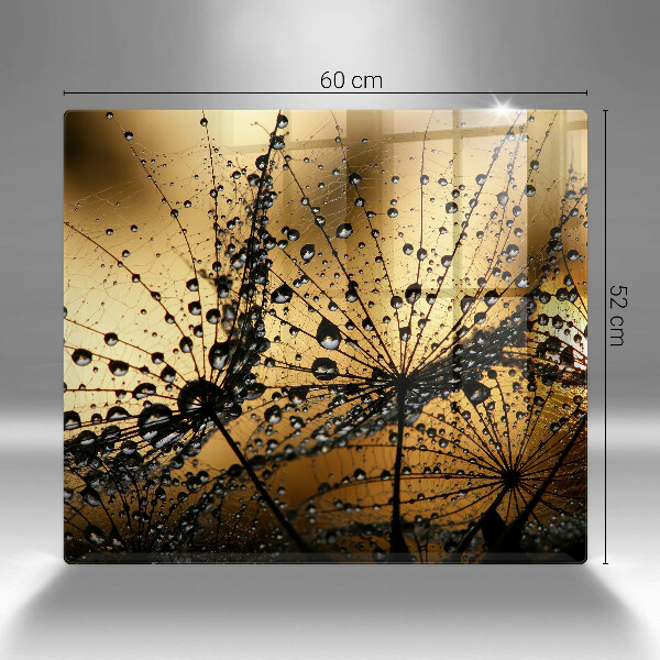 Protection plaque induction Rosée et pissenlits