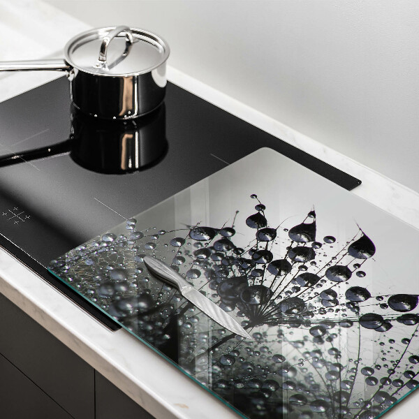 Protection plaque induction Pissenlits et rosée