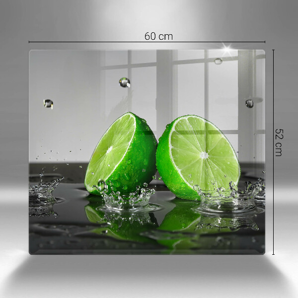 Protection plaque induction Citrons verts juteux et eau
