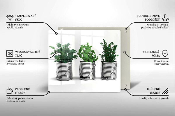 Protection plaque induction Pots de plantes aromatiques