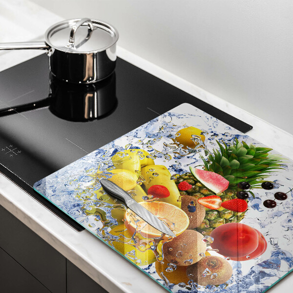 Protection plaque induction Fruits juteux et eau