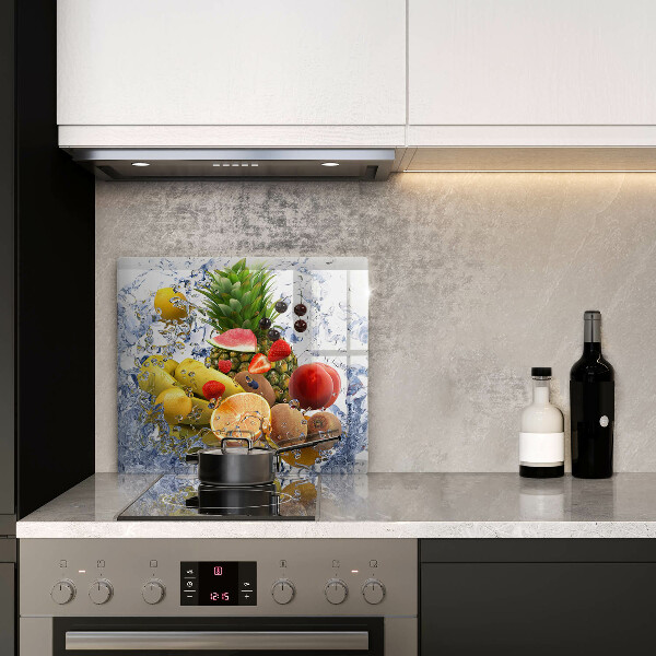 Protection plaque induction Fruits juteux et eau