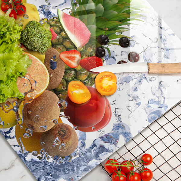 Protection plaque induction Fruits juteux et eau