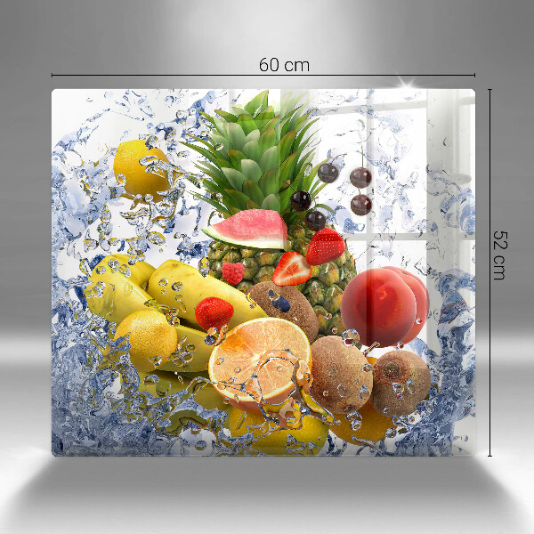 Protection plaque induction Fruits juteux et eau