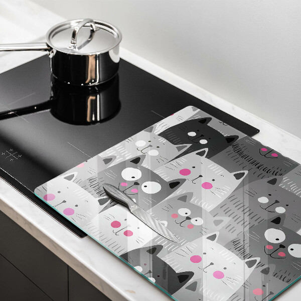 Protection plaque induction Illustration de chats