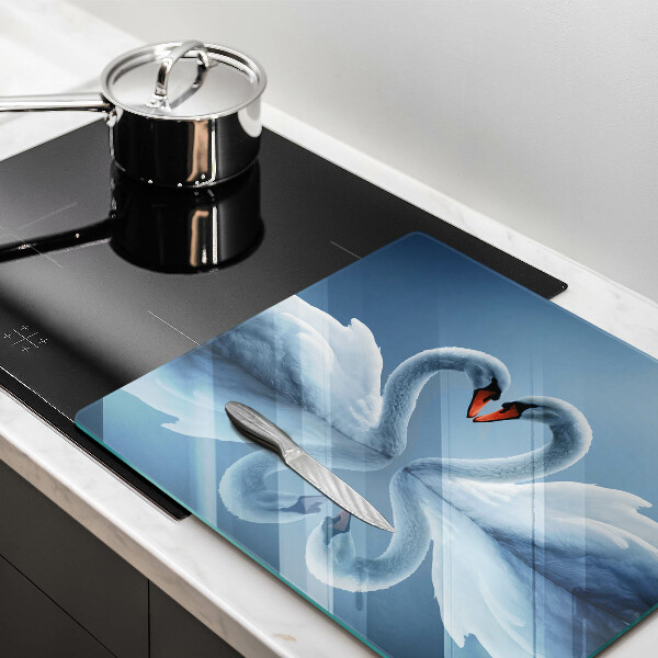 Protection plaque induction Deux coeurs de cygne