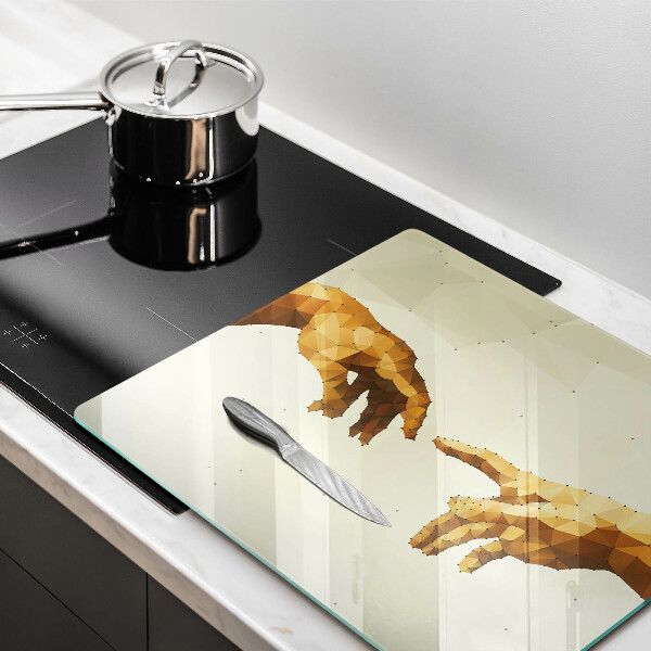 Protection plaque induction Création des mains d'Adam